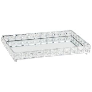 Bandeja de Servir Rectangular de Cristal con Asa, Mejora la Experiencia Gastronómica con un Brillo Claro y un Diseño Atemporal - Product Image 3