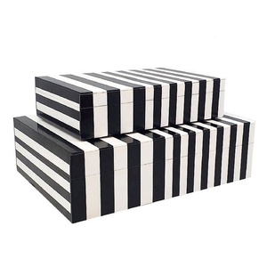Indian Handmade Luxury Jewelry Box for Women Best Quality Plywood Unique Resin Design Best Gift Box for <b>Ring</b> <b>Storage</b> - Product Image 4