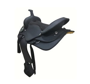 Selle Western en Coton pour Cheval, avec Arceau en Bois et Finition en Cuir, Légère et Confortable, Taille Complète, Équipement d'Équitation, Modèle SRS0021C - Product Image 5
