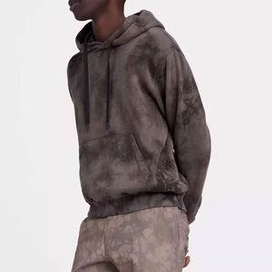 Sweat-shirt à capuche en tricot tie-dye pour homme, coupe ample, décontracté, pour l'automne, avec poche, manches classiques, 100% coton - Product Image 2