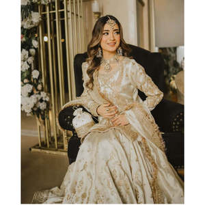 Designer <b>Wedding</b> Apparel Party Wear <b>Top</b> Bottom Dupatta - Product Image 3