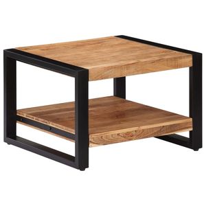 Tavolino in legno massello di Acacia 23.6 \ "x23.6 \" x15.7 \ "-resistente ed elegante - Product Image 1