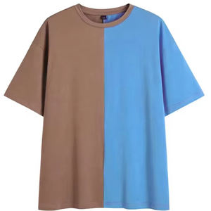 เสื้อยืดผู้ชาย เสื้อยืดโอเวอร์ไซส์ พิมพ์โลโก้ ผ้าฝ้าย 100% เสื้อยืดไซส์ใหญ่พิเศษ เสื้อยืดคนตัวใหญ่และสูง ทรงหลวม - Product Image 1