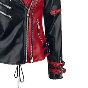 Stylish Casual Street Wear Genuine <b>Leather</b> <b>Jacket</b> High Quality Custom Design Logo Size Best Quality <b>Leather</b> <b>Jacket</b> For Women - Product Image 4
