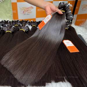 Disponible Miroir Os Droite Naturel Noir Vietnamien Extension de Cheveux Humains Avec Le Prix Le Moins Cher - Product Image 2