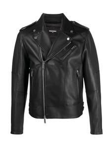 Men's Stylish Black Leather <b>Biker</b> <b>Jacket</b> Motorcycle Rider Casual Streetwear <b>Jacket</b> - Product Image 1