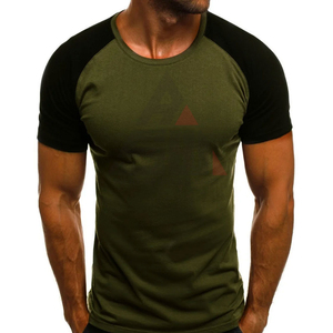 บริการ OEM เสื้อยืดลำลองผู้ชายแบบระบายอากาศได้ดี พิมพ์ลายแบบ Sublimation สวมใส่สบาย เป็นมิตรกับสิ่งแวดล้อม ผ้าด้านหน้าโพลีเอสเตอร์/คอตตอน 300 กรัม คุณภาพสูง - Product Image 6