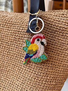 Artisan Crafted Embroidered Beaded <b>Keychain</b> Beautiful Hand Sewn Details Colorful Handmade Embroidery Classic Eco-Friendly Stylus - Product Image 6