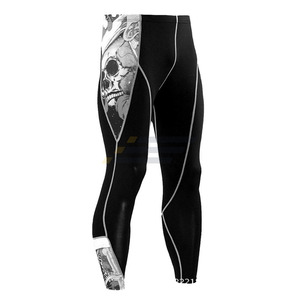 Conjunto de 2 Piezas de Ropa Deportiva para Hombre, Leggings de Gimnasio, Traje de Compresión, Ropa Deportiva para Entrenamiento, Fitness, Artes Marciales - Product Image 3