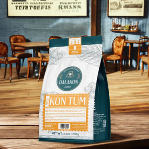 Café Molido Dalakon Premium con Cafeína, Sabor Caramelo y Miel, Tueste Claro, Robusta Vietnamita, Suave y Dulce, OEM/ODM - Product Image 6