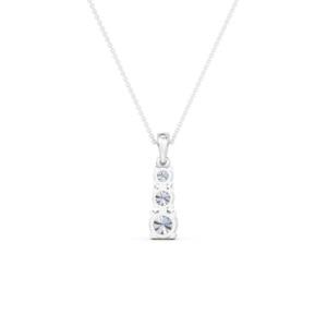 Collar de Plata 925 con Diamante de Laboratorio, Certificado IGI, Fabricante de Joyería Fina Ética, Venta al por Mayor, RJC OEM ODM NK706450 - Product Image 3