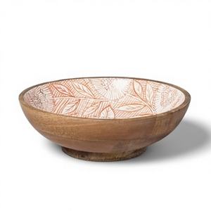 Tazón de servir de madera natural de buena calidad, estilo contemporáneo ecológico para el hogar, hoteles, restaurantes, contemporáneo personalizado - Product Image 5