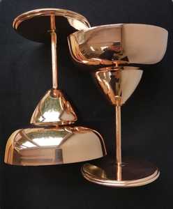 Copas de Martini Recubiertas de Cobre, Diseño Moderno, Acabado Brillante, Ecológicas, Portátiles, para Servir Vino en Fiestas y Uso Doméstico - Product Image 3