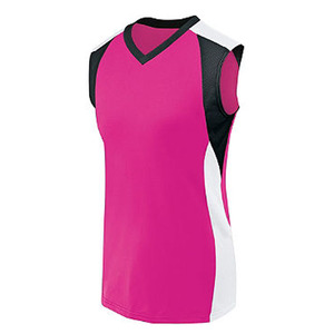 Unisex V-Neck Sleeveless <b>Basketball</b> Jersey Moisture Wicking Color Blocked Polyester Adult Tank <b>Top</b> All Seasons Regular Fit - Product Image 2