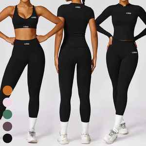 Ensemble de yoga slim fit pour femme, tenue de sport pour femme, ensemble de gym pour femme - Product Image 3