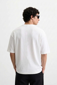 ''SOSH 4 เมน'ส'' เสื้อยืดวาฟเฟิลโอเวอร์ไซส์สำหรับผู้ชาย - Product Image 3