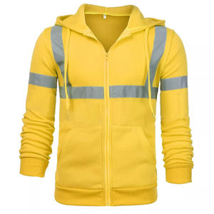 Sudadera de Trabajo con Capucha Reflectante de Alta Visibilidad para Hombre, Color, Talla y Diseño Personalizables, Impresión por Transferencia de Calor - Product Image 5