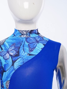 Robes de danse liturgique pour filles de 6 à 16 ans, robe métallique pour spectacles, spectacles de scène, costume de danseur - Product Image 3