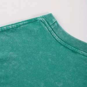 Wholesale Oversized <b>Acid</b> Washed 100% Cotton Men T-Shirt Vintage Graphic Print Distressed Hem <b>Drop</b> Shoulder Street Tee OEM Bulk - Product Image 5