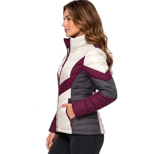 Custom <b>Women</b> Puffer Jacket Quilted <b>Winter</b> <b>Coat</b> Warm <b>Padding</b> Lightweight Fabric Wind Resistant Comfortable Fit OEM Wholesale - Product Image 6