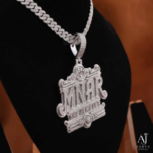 Moissanita de Moda de Excelente Calidad, Plata de Ley 925 con Baño de Rodio, Estilo Hip Hop para Fiesta, Engaste de Piedras Detallado, Cuarzo Preciso - Product Image 3