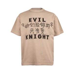 เสื้อยืดสตรีทแวร์ทรงเฮฟวี่เวท คอโอ ไหล่ตก ผ้าฝ้ายถัก 100% สีพื้น พิมพ์ลายโลโก้ตามสั่ง รับผลิตแบบ OEM - Product Image 4