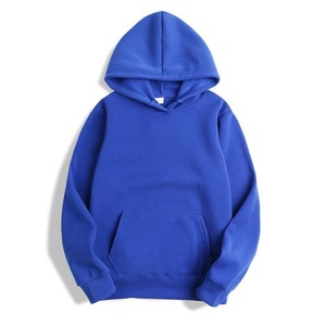 เสื้อฮู้ดแบบยูนิเซ็กซ์ สีพื้น เรียบง่าย สวมใส่สบาย ผลิตจากผ้าฝ้าย 100% ทรงปกติ เหมาะสำหรับใส่ในฤดูใบไม้ร่วง มีกระเป๋า - Product Image 2