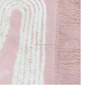 Bohemian Living Room Rugs Hand Tufted Custom Design Area Floor Embroidered Carpet Home <b>Decoration</b> <b>Items</b> From India - Product Image 4