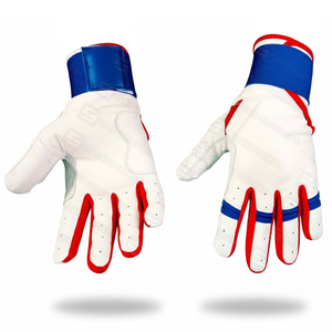 Professionnel 100% peau de vache Cabretta cuir Baseball Softball frappeur gants personnalisable léger droitier unisexe sport - Product Image 1