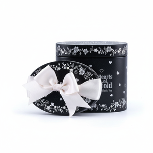 Boîte en métal ovale personnalisée pour cadeaux de mariage - Product Image 2