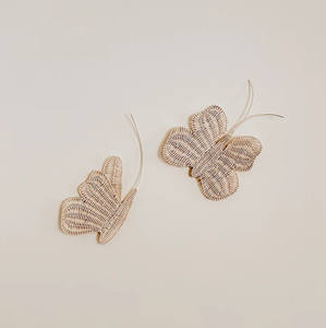 El diseño más hermoso: mariposas tejidas con ratán natural, decoración de pared para habitaciones infantiles. - Product Image 3