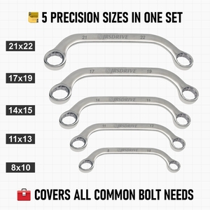 C Type Ring Spanner E-2004C Eastman Brand High Quality Durable Manual Carbon Steel Industrial Grade <b>Hand</b> <b>Tool</b> - Product Image 2