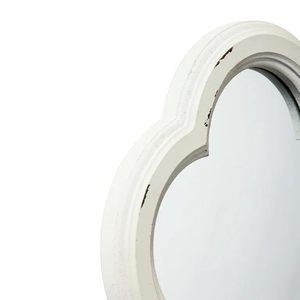 Vintage <b>Small</b> Scalloped Wall <b>Mirror</b> Decorative Accent <b>Mirror</b> for Living Room Bedroom Entryway Bathroom Wall Decor - Product Image 3