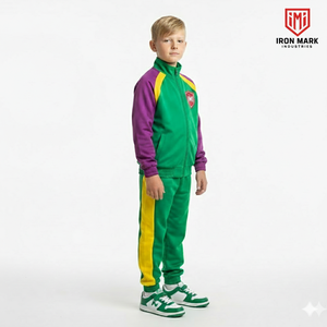 Ensemble survêtement enfant hiver 2026 haute qualité coupe-vent streetwear avec capuche et pantalon de jogging uni à cordon de serrage, coupe-vent, personnalisable OEM - Product Image 4