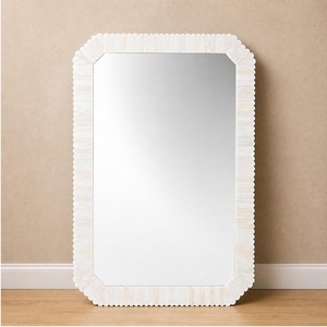 Espejo Decorativo de Pared Hexagonal de Diseño Moderno con Incrustaciones de Hueso Hecho a Mano por ANAM OVERSEAS, Modelo OEM ODM AO-4598 para Navidad - Product Image 1