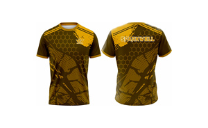Camiseta de Fútbol Geométrica Negra y Roja para Hombre, Manga Corta, Absorbe la Humedad, Ajuste Atlético, Ropa Deportiva para Equipos - Product Image 6