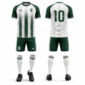 Conjunto de Camiseta de Fútbol Personalizada para Hombre, Negra y Dorada, Sublimada, de Manga Corta, Absorbente de Humedad, para Todas las Temporadas, Uniforme de Equipo para Adultos - Product Image 2
