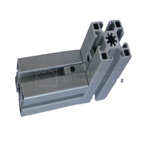 Profilé carré en aluminium extrudé industriel robuste Langle LE--8-40120 8080W, cadre en alliage, soudable, découpe sur mesure 1% - Product Image 3