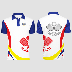 Polo de Pickleball de Alta Calidad para Hombre, Logotipo Personalizado Bordado, Transpirable, de Secado Rápido, Ropa Deportiva - Product Image 2