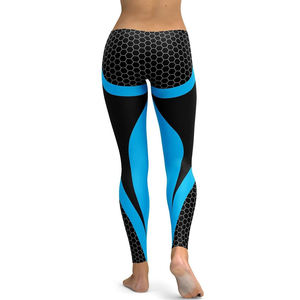 Leggings de sport décontractés pour femmes, taille mi-haute, personnalisables, doux, séchage rapide, pour la gym et le fitness, 100% coton, vente en gros - Product Image 5