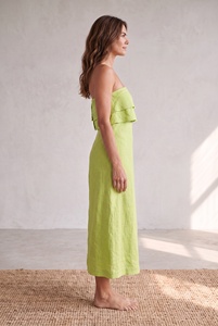 Robe longue sans bretelles pour femmes, 100% coton, robe tube, imprimé floral, écologique, décontractée, robe bohème d'été - Product Image 3