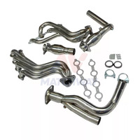 Kit de collecteur d'échappement en acier inoxydable, collecteurs longs, tuyau en Y pour Chevrolet GMC Silverado Sierra 1500 GMT800 de 1999 à 2006 |   4,8L 5,3L 6,0L