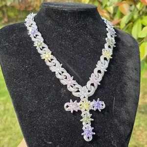 Colgante de Moissanita de Alta Calidad con Diseño de Pera, Joyería de Lujo Iced para Hip Hop, Piedras con Engaste Seguro, Uso Diario, Compromiso - Product Image 3
