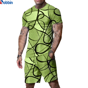 Conjunto unisex de pantalones cortos, ropa de diseñador para hombre, impresión digital, poliéster, conjunto de 2 piezas, conjunto deportivo para hombre, camiseta y pantalones cortos para gimnasio. - Product Image 3