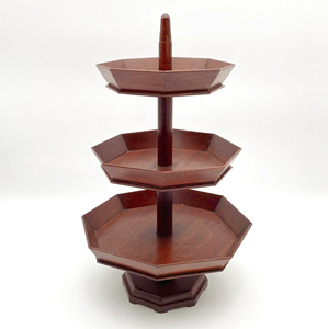 Customized Wooden Cake <b>Stand</b> Custom Wooden Cake <b>Stand</b> Fruit <b>Stand</b> Cake <b>Stand</b> Dessert <b>Display</b> Serving Gift Wedding Decoration Use - Product Image 5