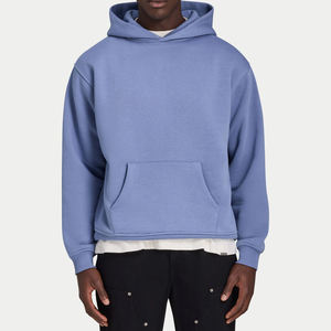 Sudadera con Capucha Premium de Algodón Grueso, Unisex, con Logotipo Personalizado, Transpirable, Lisa, Talla Grande, Esencial para el Invierno, Informal - Product Image 1