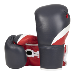 ถุงมือชกมวยแบบผูกเชือก ดีไซน์ใหม่ตามสั่ง ผลิตโดยมืออาชีพ หนัง PU คุณภาพดี เหมาะสำหรับการฝึกซ้อมและการต่อสู้ - Product Image 2