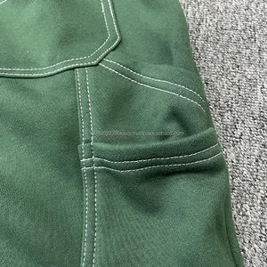 Shorts de sport pour homme personnalisés, couleur unie, marque privée, pour la salle de sport, la course à pied, avec fermeture à cordon de serrage, style streetwear, séchage rapide - Product Image 5