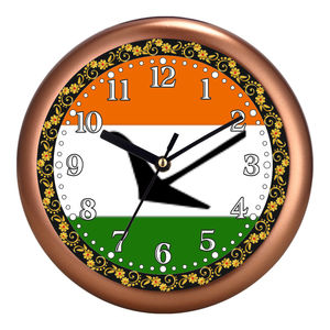 Horloge murale personnalisée avec impression sur le thème du chef d'entreprise pour la fête des mères et la fête des pères - Qualité d'exportation - Product Image 1