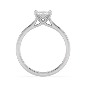 Bague de fiançailles en or rose 10 carats avec halo est-ouest et diamants de laboratoire taille marquise 2,00 CTW - Product Image 4
